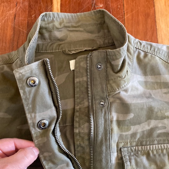 NWT Style & Co Green camouflage utility jacket - Picture 6 of 16
